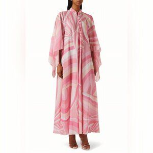 Pucci Iride-print Kaftan in Cotton-muslin
